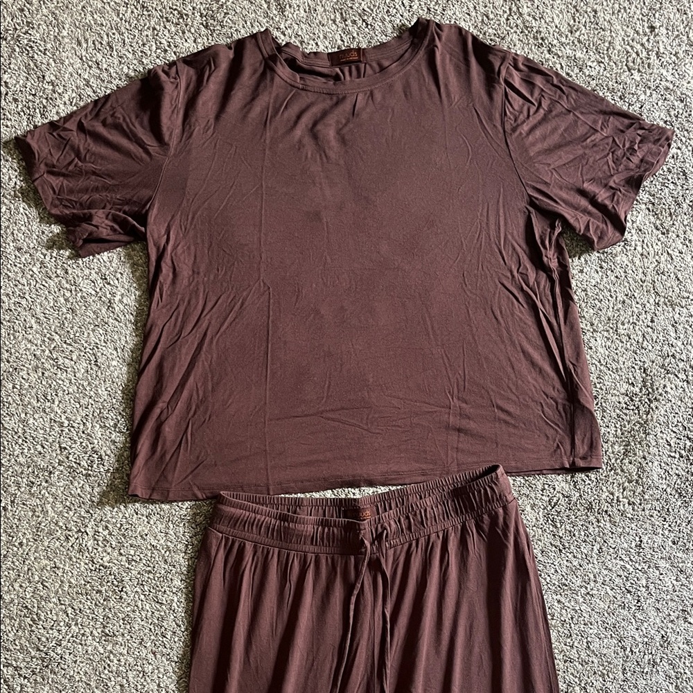 nuuds Brown Pajama Set